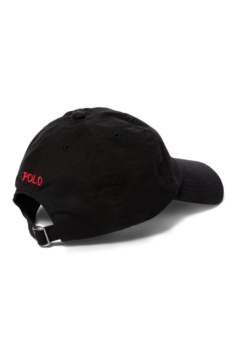 Chino Adjustable Baseball Cap, Alternate, color, BLACK
