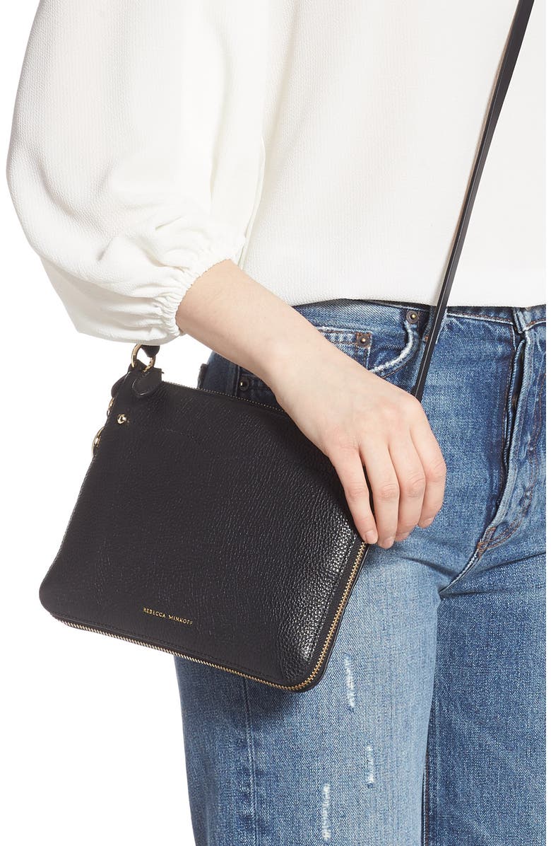 Rebecca Minkoff Jody Expandable Leather Crossbody Bag, Alternate, color,