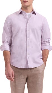 Bugatchi James OoohCotton® Floral Print Button-Up Shirt