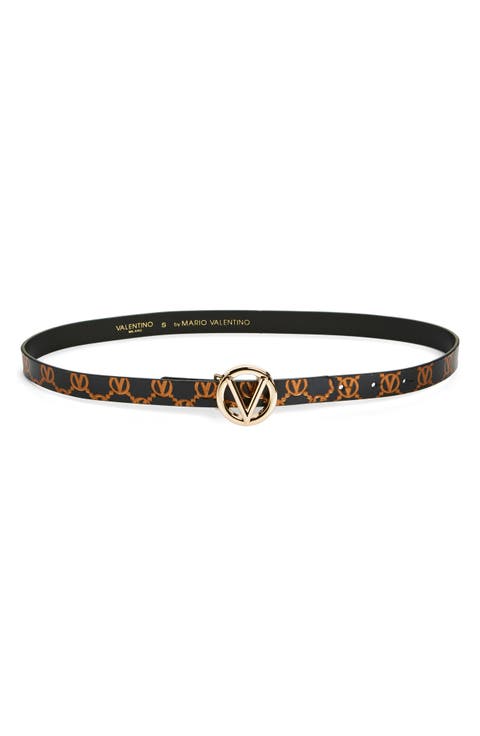 Giusy Baby Monogram Logo Buckle Belt