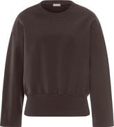 HANRO Natural Living Cotton Blend French Terry Sweatshirt