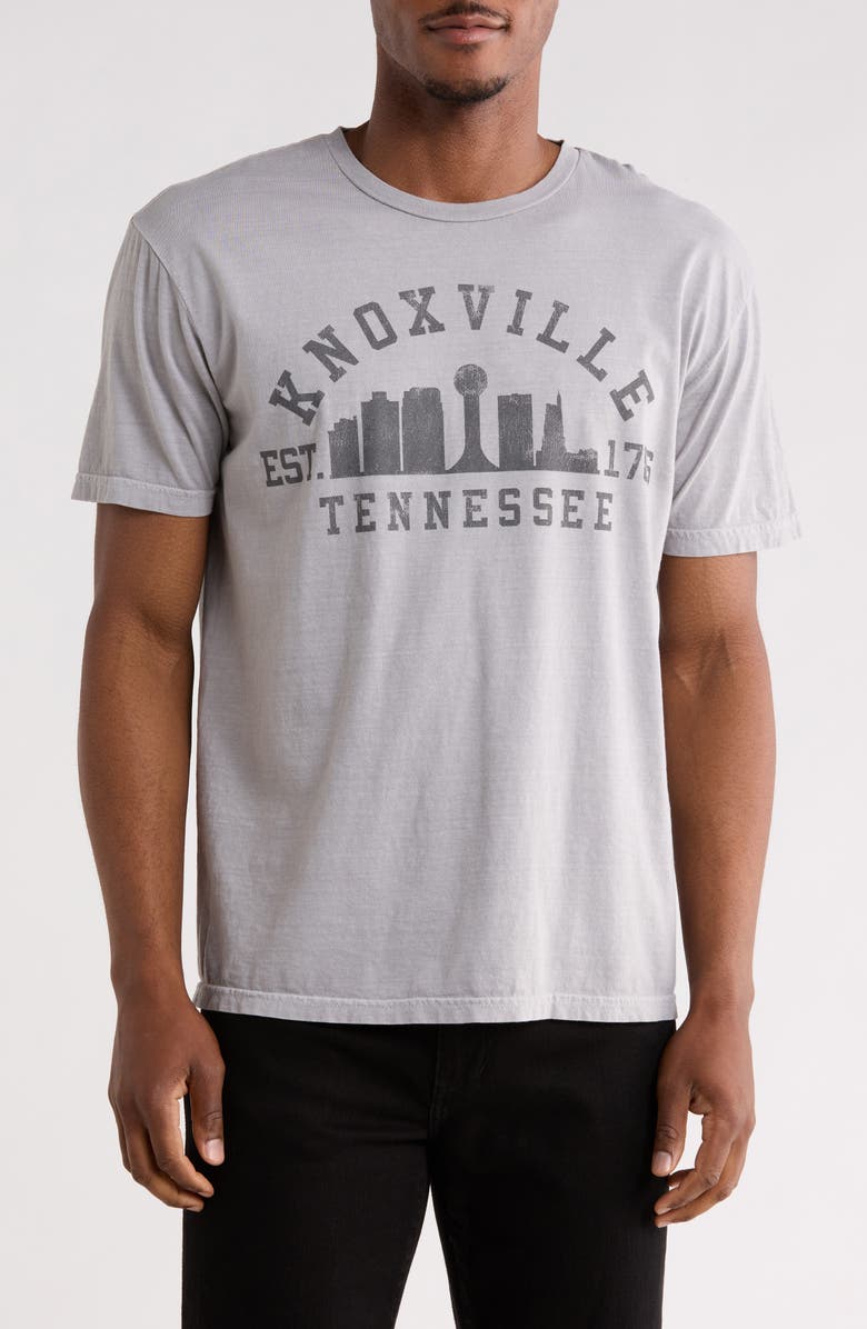 Goodie Two Sleeves Knoxville City Short Sleeve T-Shirt, Main, color, Grey