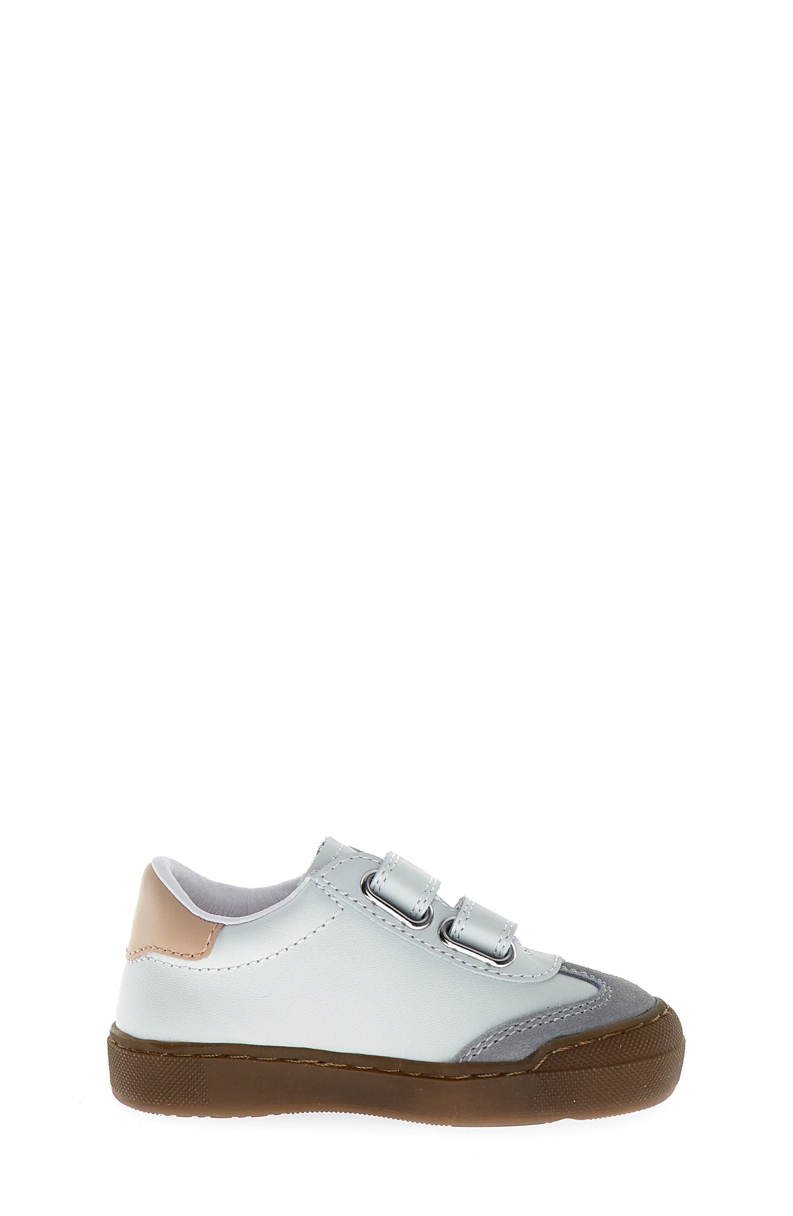 Naturino Kids' Riby Sneaker, Alternate, color, Grey-White-Platinum