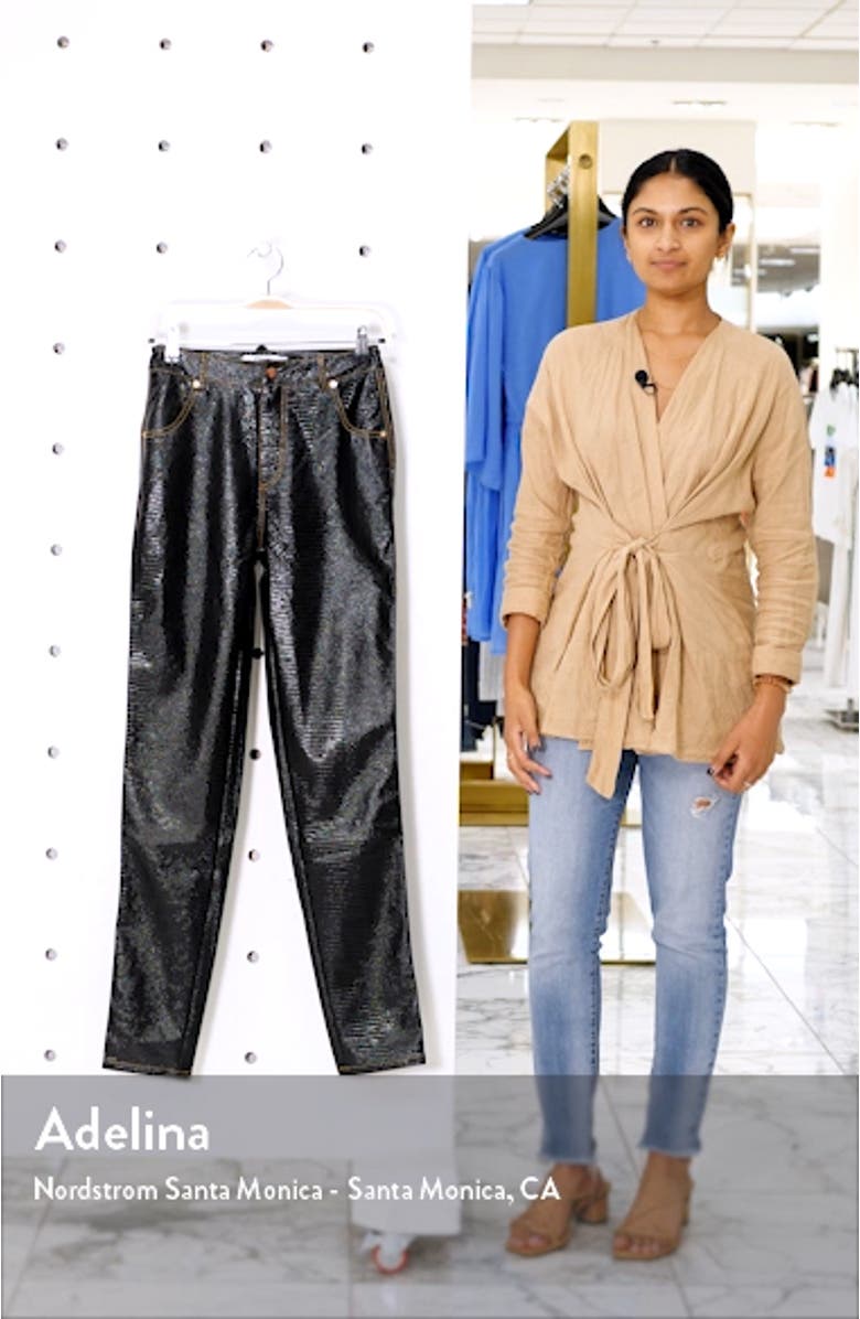 Evelyn Faux Leather Pants, sales video thumbnail