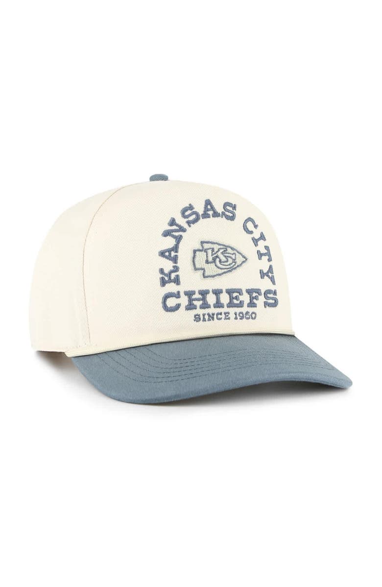 '47 Men's '47 Natural Kansas City Chiefs Ranchero Hitch Adjustable Hat, Alternate, color, 