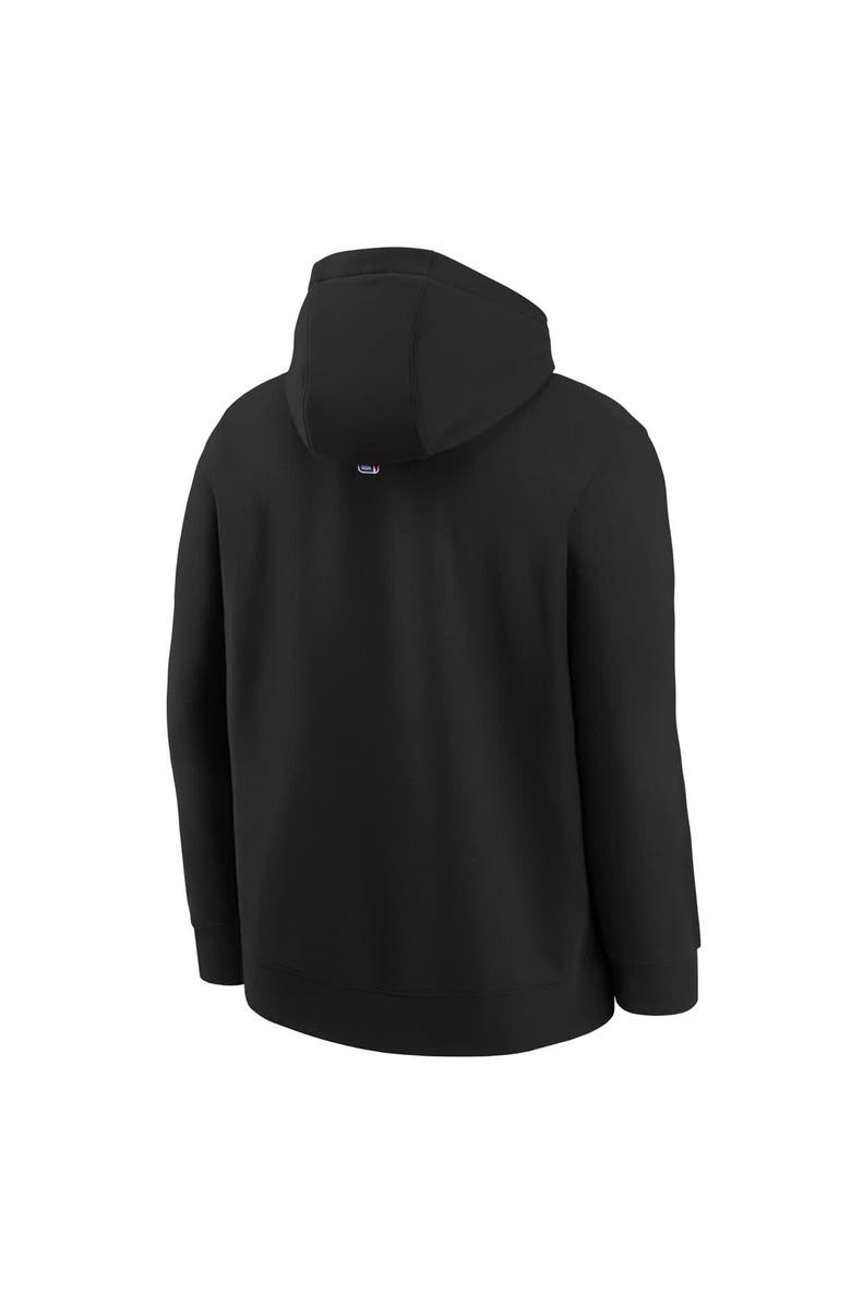 Nike Youth Nike Black Toronto Raptors 2024/25 City Edition Club Fleece Pullover Hoodie, Alternate, color, Black