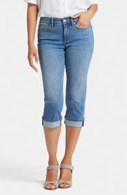 NYDJ Marilyn Roll Cuff Crop Capri Jeans