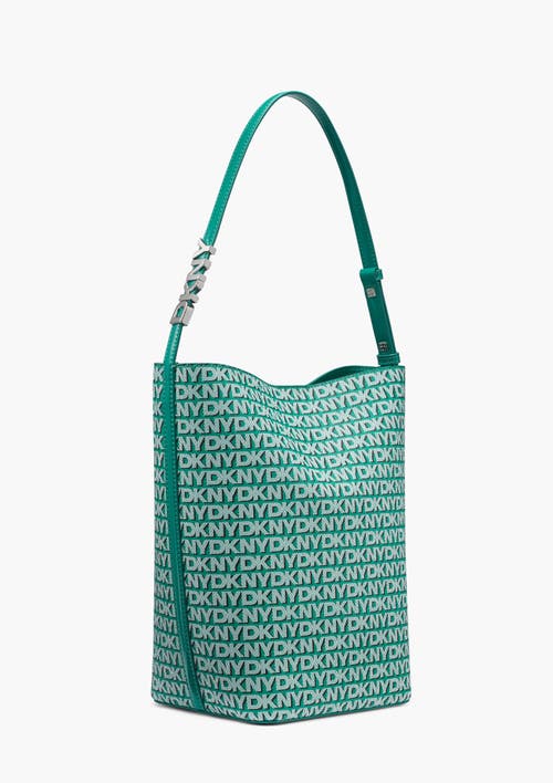 Dkny Avril Bucket Bag In Green