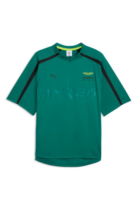 x AMF1 Lifestyle Short Sleeve Quarter Zip Jersey