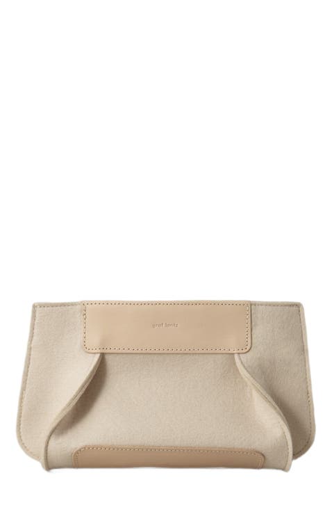 Frankie Merino Wool Clutch
