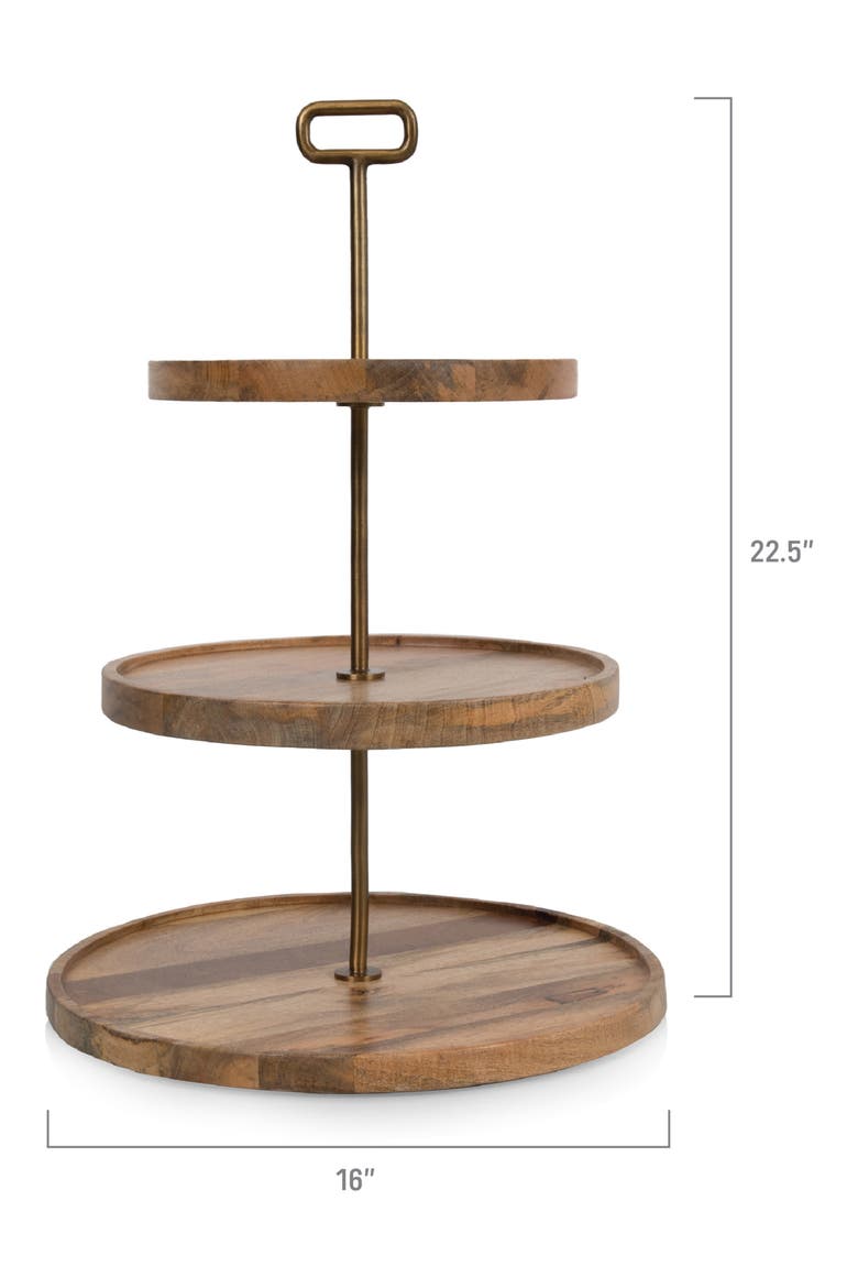 Tapas Serving Tray, Alternate, color, BROWN