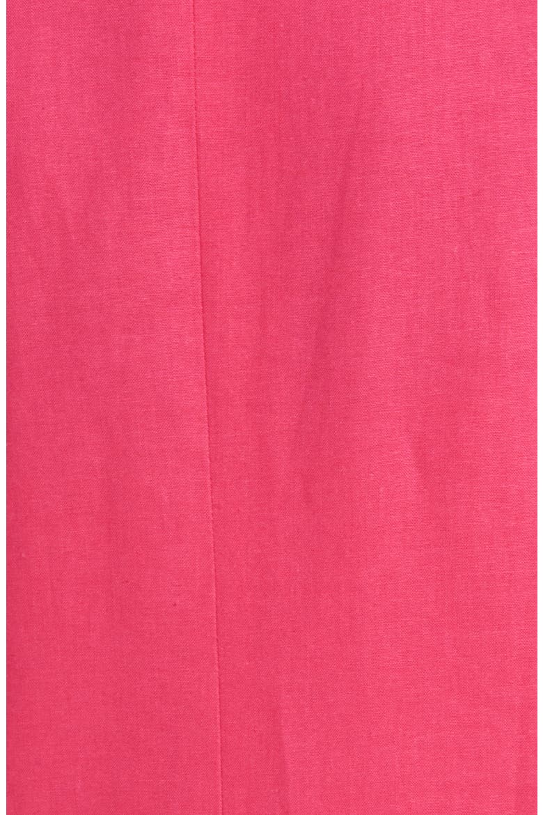 Oversize Linen Blend Blazer, Alternate, color, PINK MAGENTA