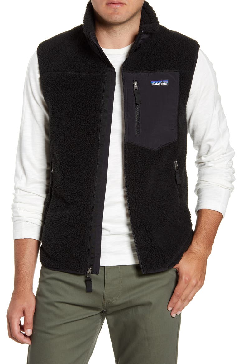 Classic Retro-X® Windproof Vest, Main, color, BLACK/ BLACK