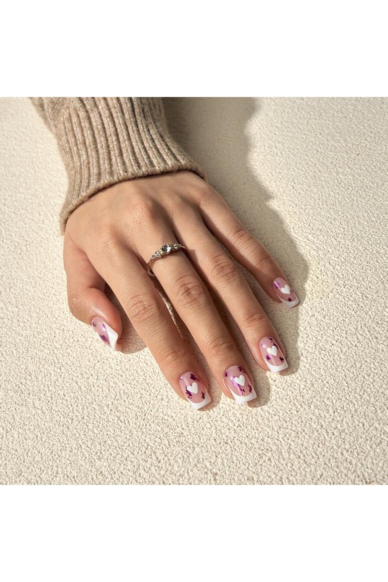 Soft Gel Nails XCOATTIPS® French Collection, Alternate, color, Short Square Pink