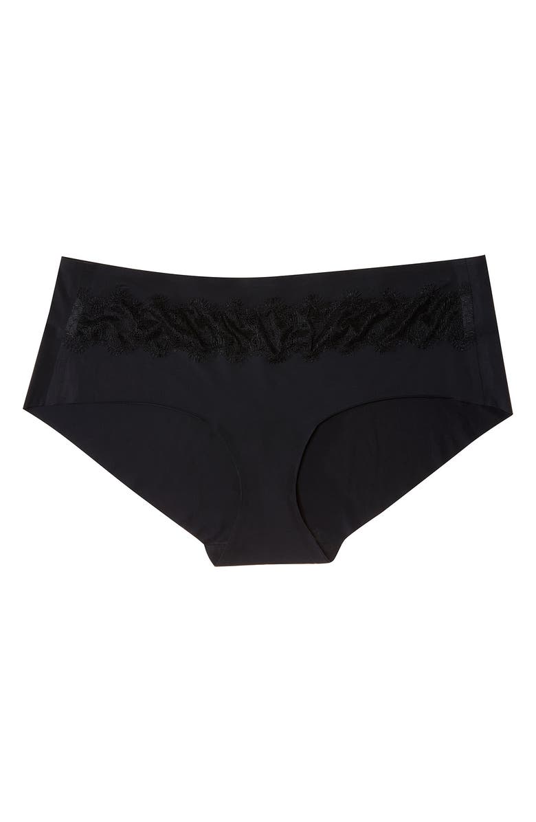Uwila Warrior Soft Seamless Briefs with Lace, Alternate, color, Tap Shoe Black