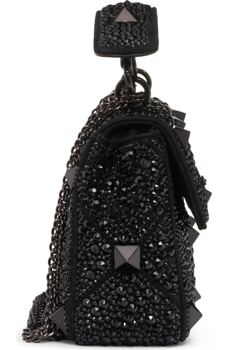 Valentino Garavani Medium Roman Stud Matelassé Leather Shoulder Bag, Alternate, color,