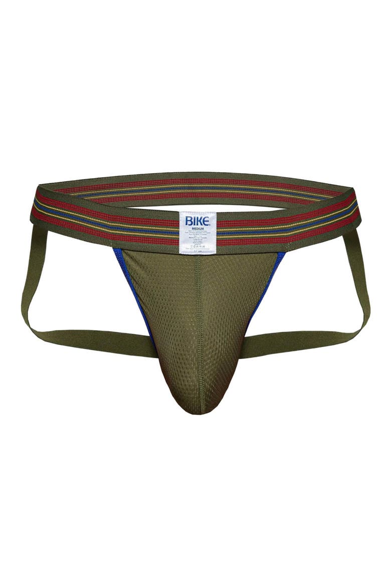 Mesh Jock Strap, Alternate, color, OLIVE