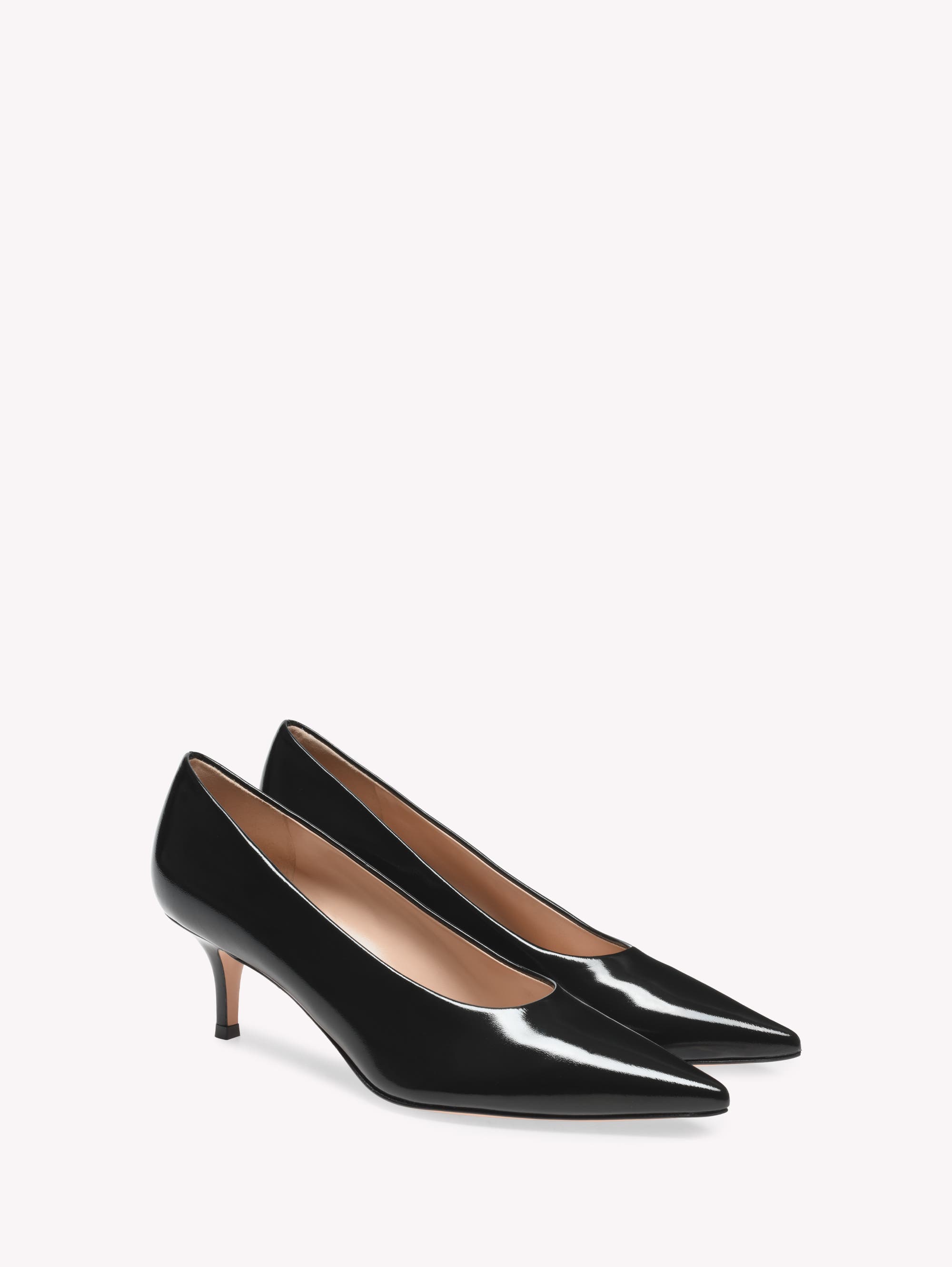 Gianvito Rossi Robbie 55 Pumps, Alternate, color, Black Nappa