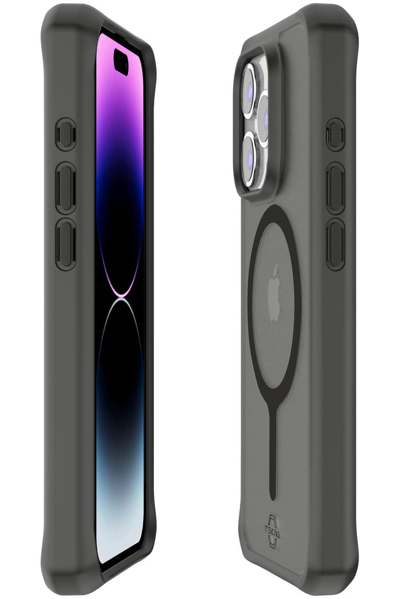 Hybrid_R Frost MagSafe Case for Apple iPhone 15 Pro Max, Alternate, color, Black
