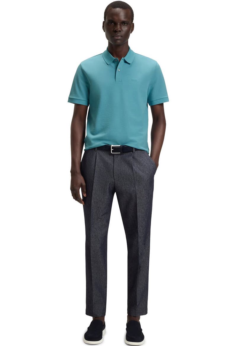 Pallas Cotton Polo, Alternate, color, LIGHT/ PASTEL BLUE