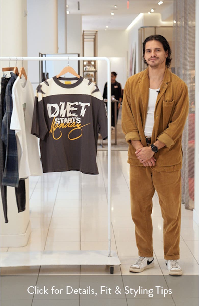 Yoke Cotton Graphic T-Shirt, sales video thumbnail