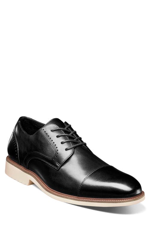 Stacy Adams Wesbridge Cap Toe Derby In Black