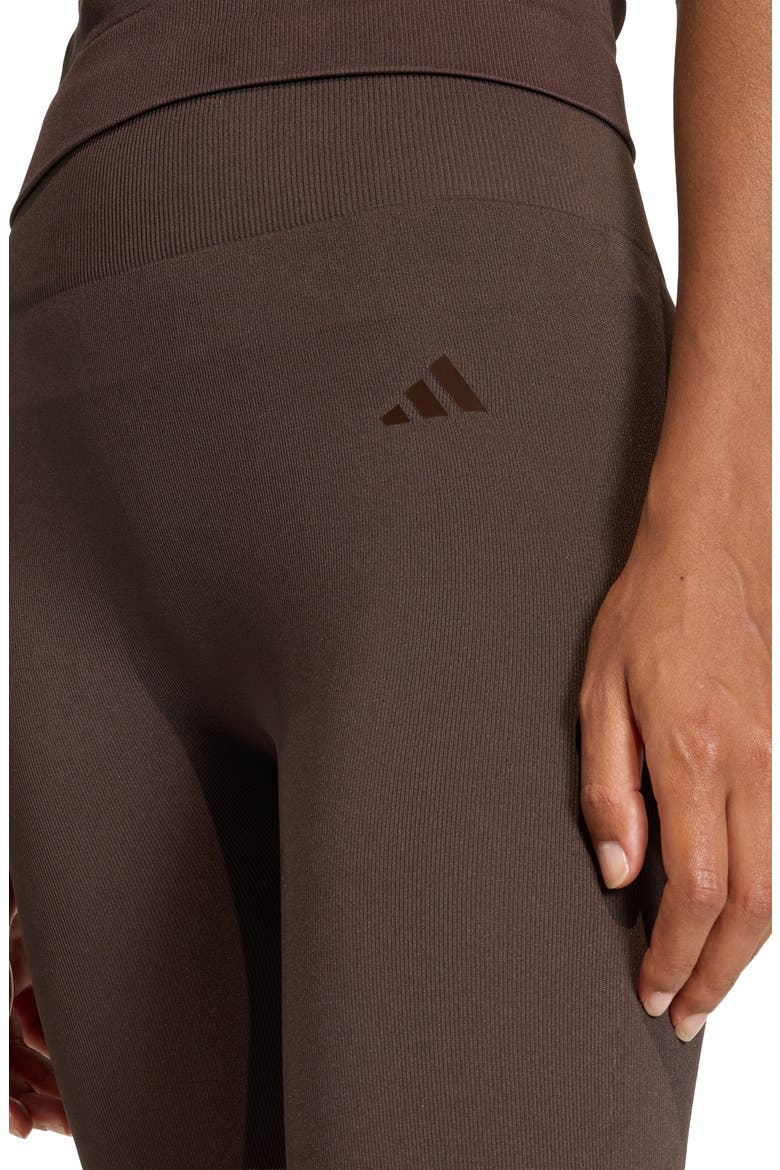 We Knit Climacool Leggings, Alternate, color, AURORA COFFEE