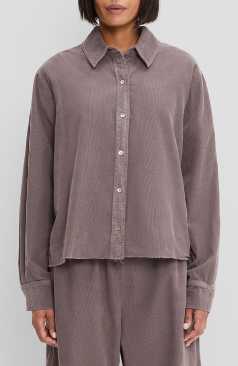 Callan Button Down Corduroy Shirt