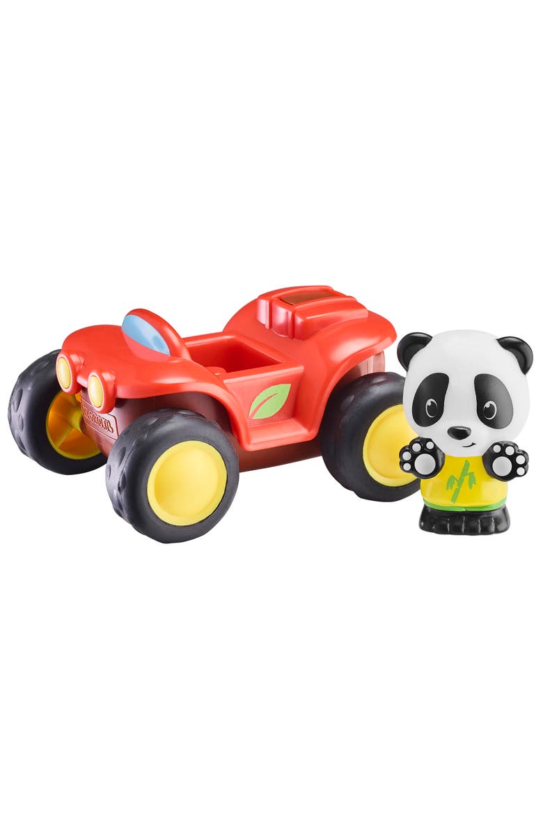 Quad Red Atv Bike & Panda Figure, Pop Storage Trunk, Main, color, Multicolored