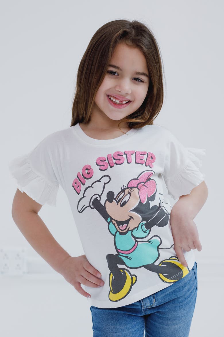Minnie Mouse Short Sleeve T-Shirt, Alternate, color, Tusk Minnie Mouse
