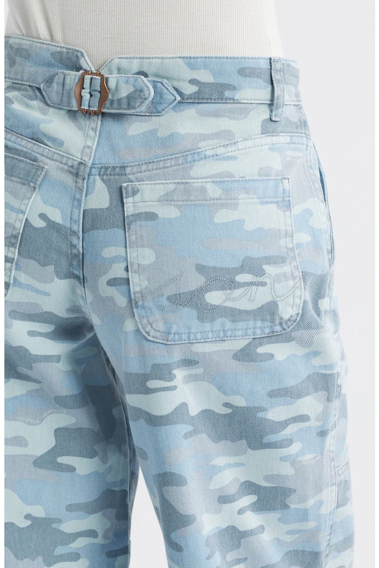 Drew Camo Print Mid Rise Relaxed Utility Jeans, Alternate, color, CAMO