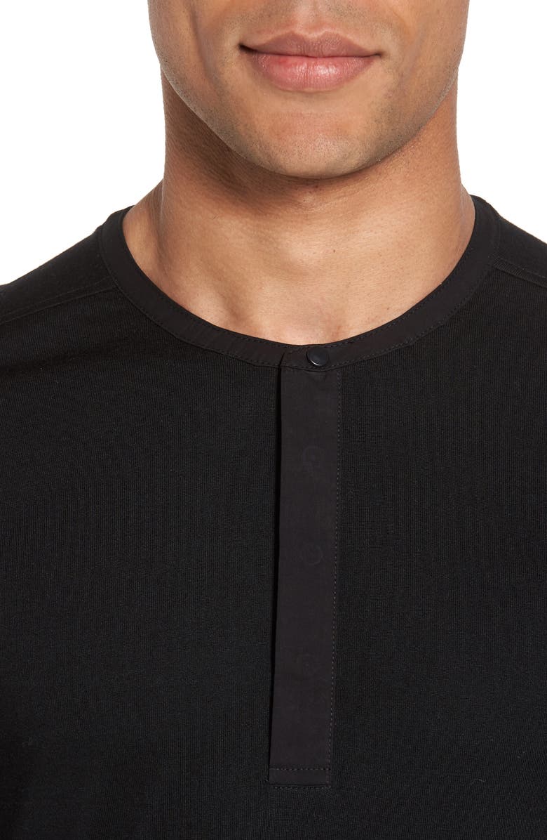 Calibrate Mixed Media Henley, Alternate, color, 