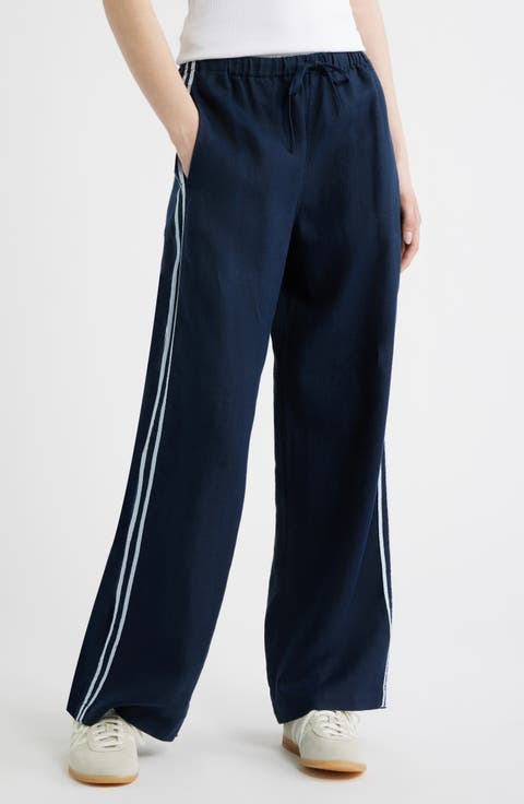 Pull-On Linen Pants