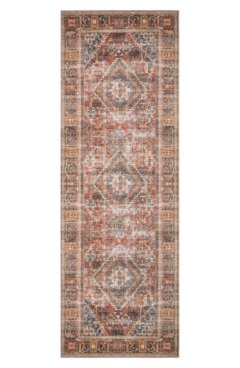 LOLOI Loren Rug - Brick/Midnight, Alternate, color, Brick / Midnight