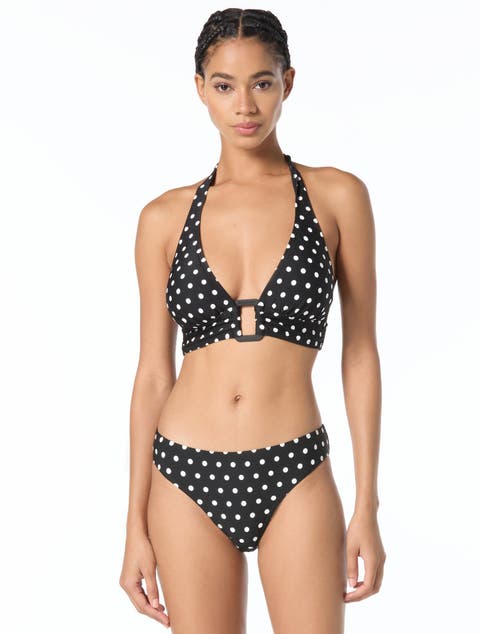 Classic Dot Halter Bra Swim