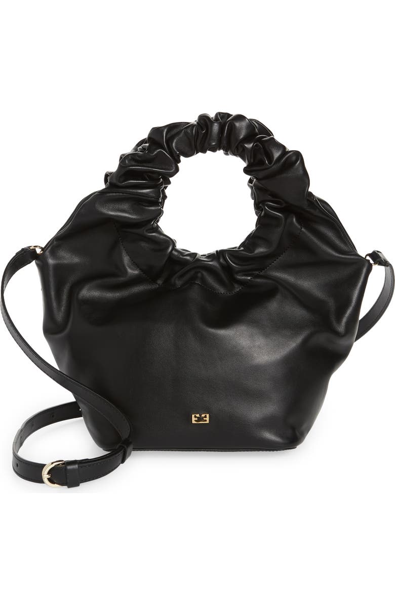 FRAME Le Scrunch Mini Leather Crossbody Bag, Main, color,