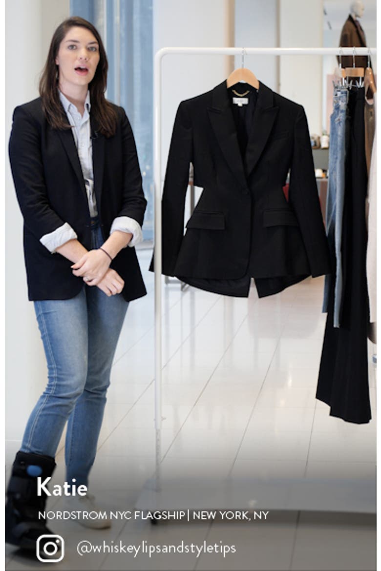 Carlyle Cutout Back Blazer video