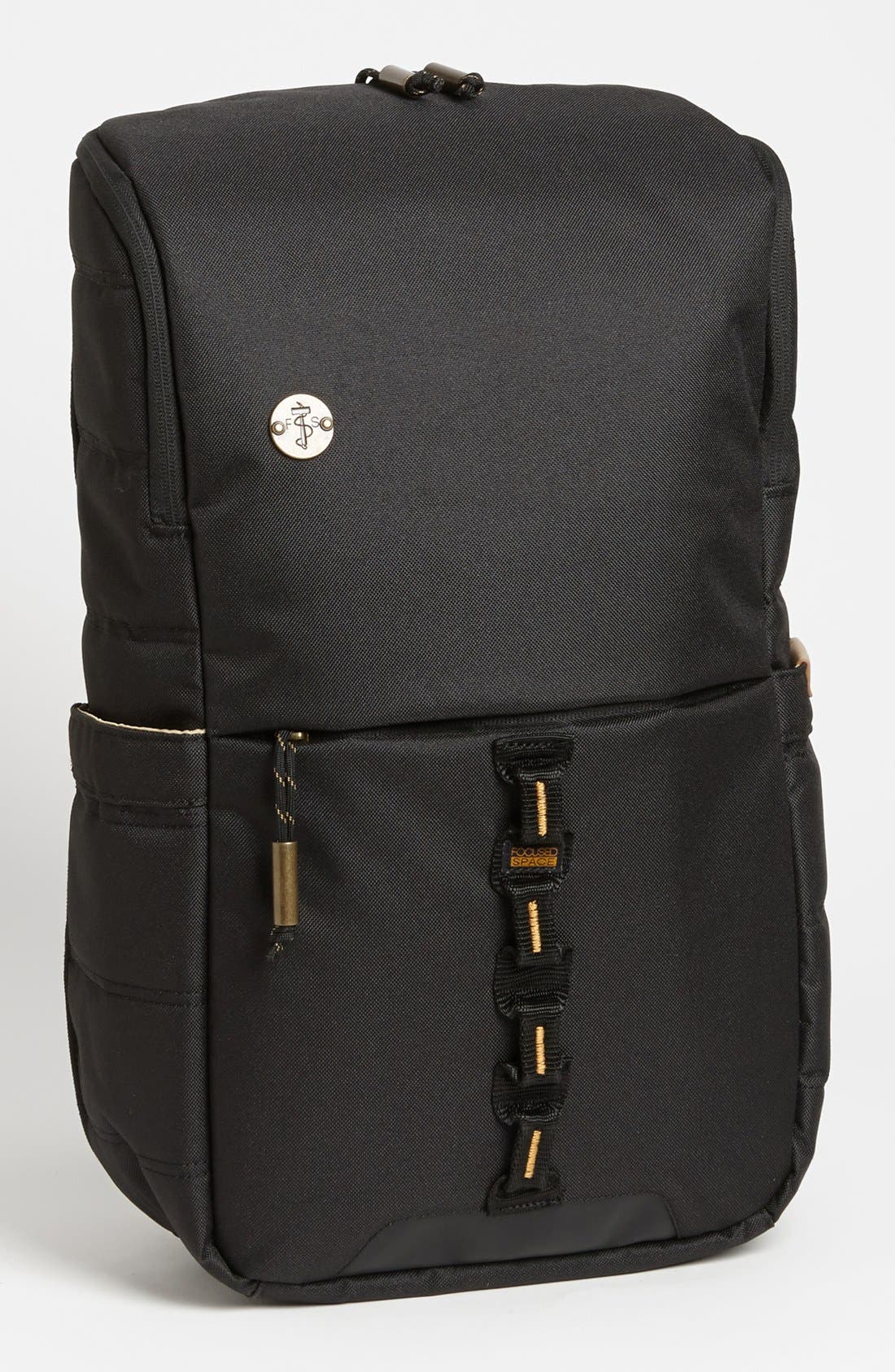 'Compound' Backpack, Main, color, BLACK