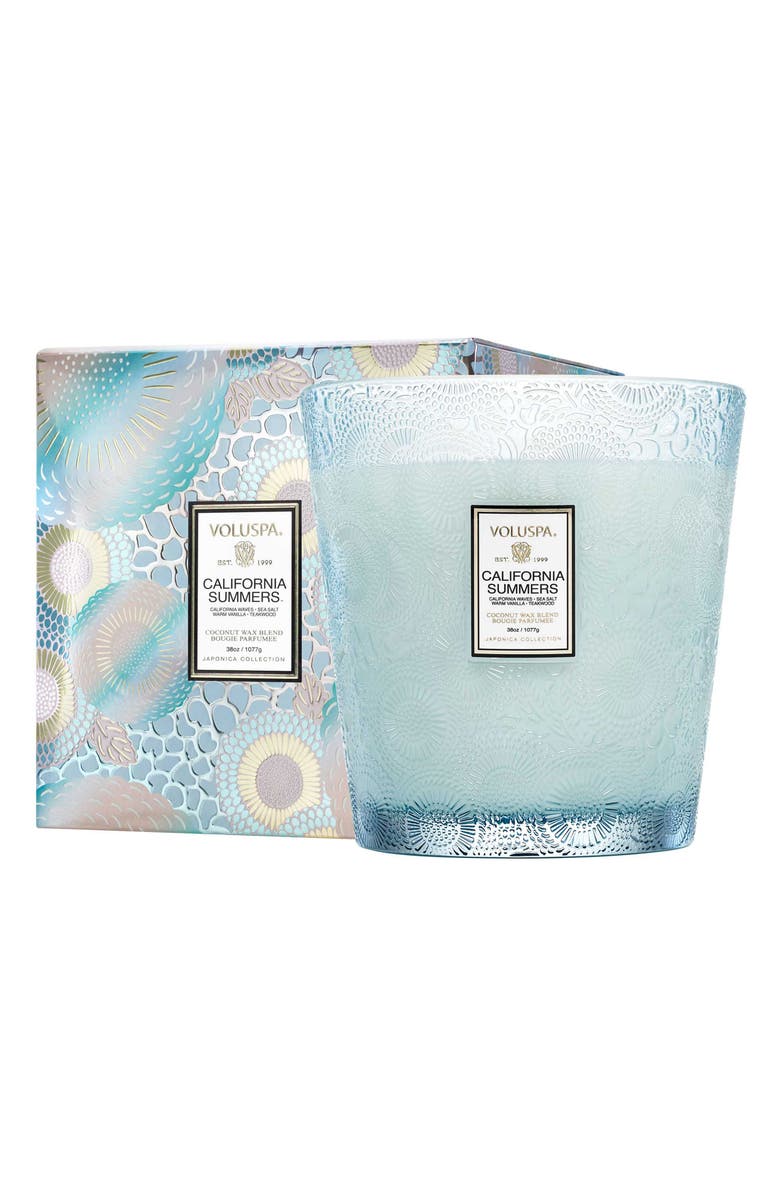 Voluspa California Summers Three-Wick Hearth Candle, Alternate, color, California Summers