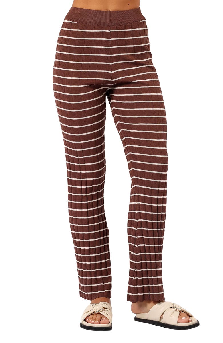 Petal & Pup Saralynn Stripe Sleeveless Knit Top & Pants Set, Alternate, color, 