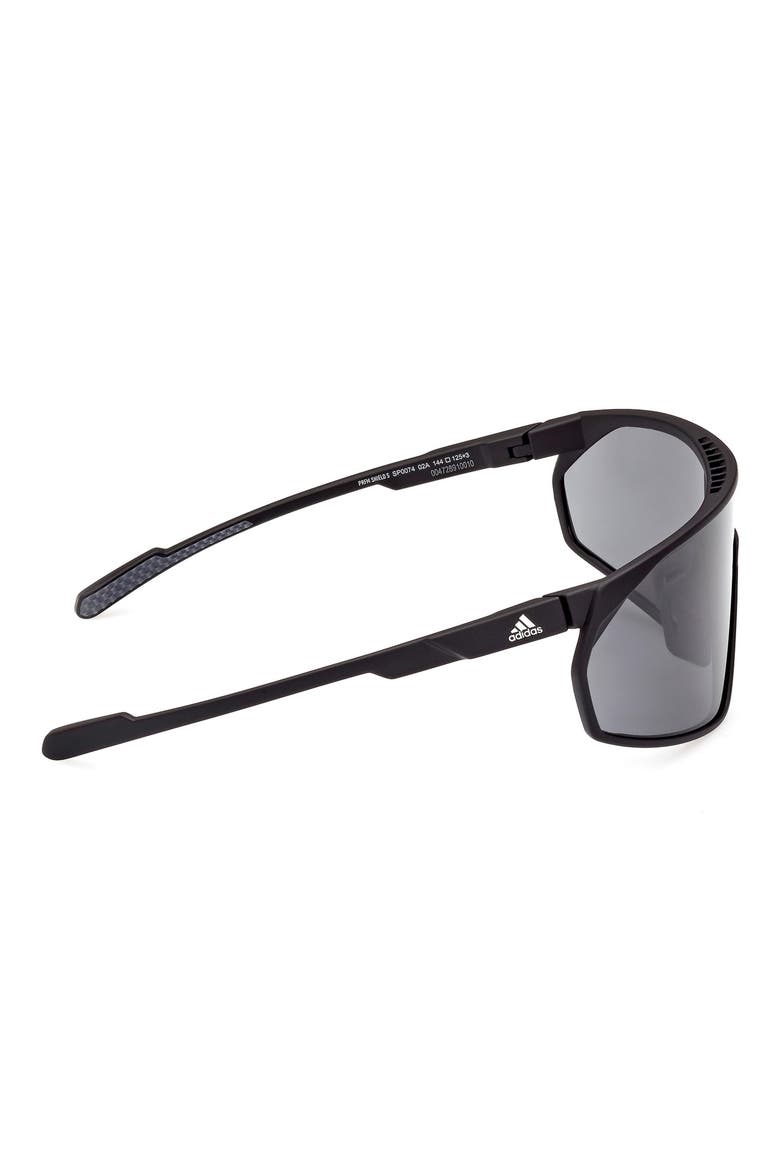 00mm Shield Sunglasses, Alternate, color, MATTE BLACK / SMOKE