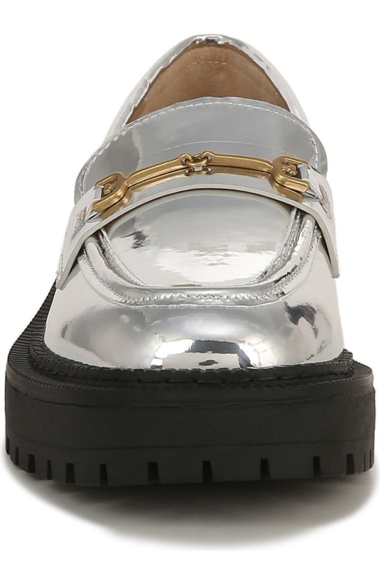 Sam Edelman Kids' Laurs Platform Bit Loafer, Alternate, color, Soft Silver