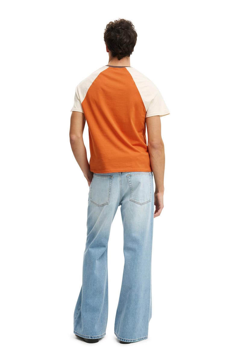Cotton On Men's Baggy Bootcut Jean, Alternate, color, Cassette Blue
