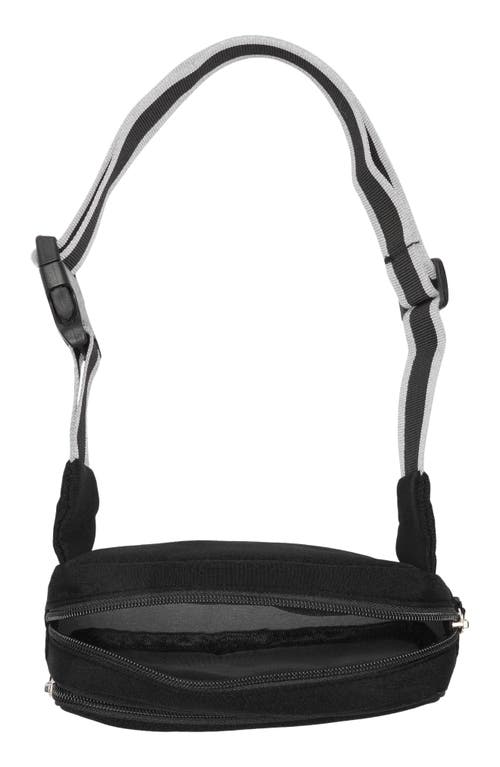 Z By Zella Double Zip Belt Bag In Black