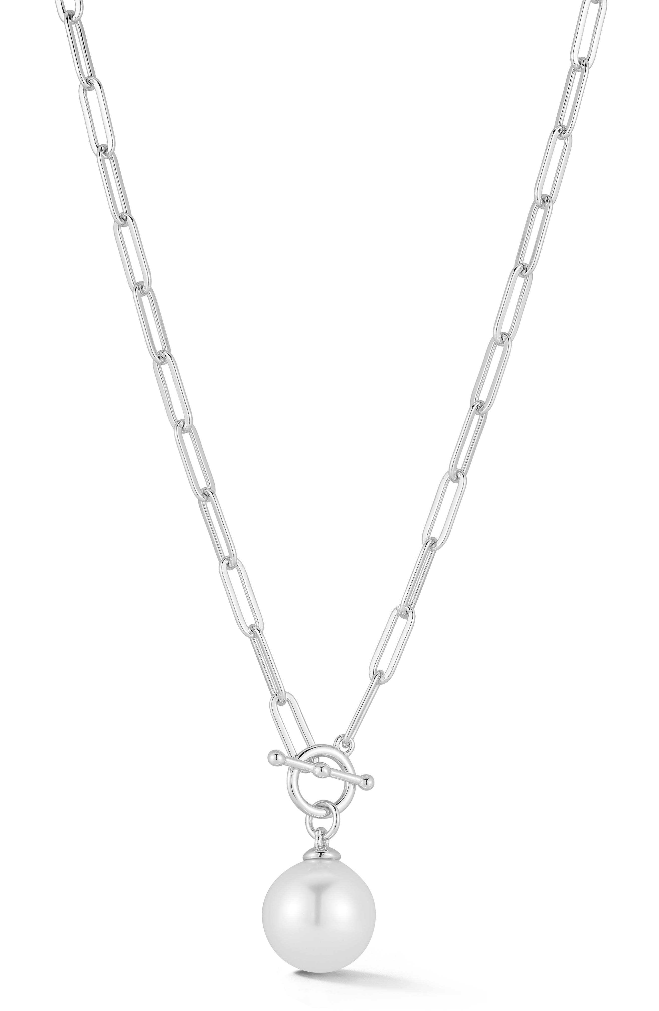 GLAZE JEWELRY Cultured Freshwater Pearl Pendant Necklace