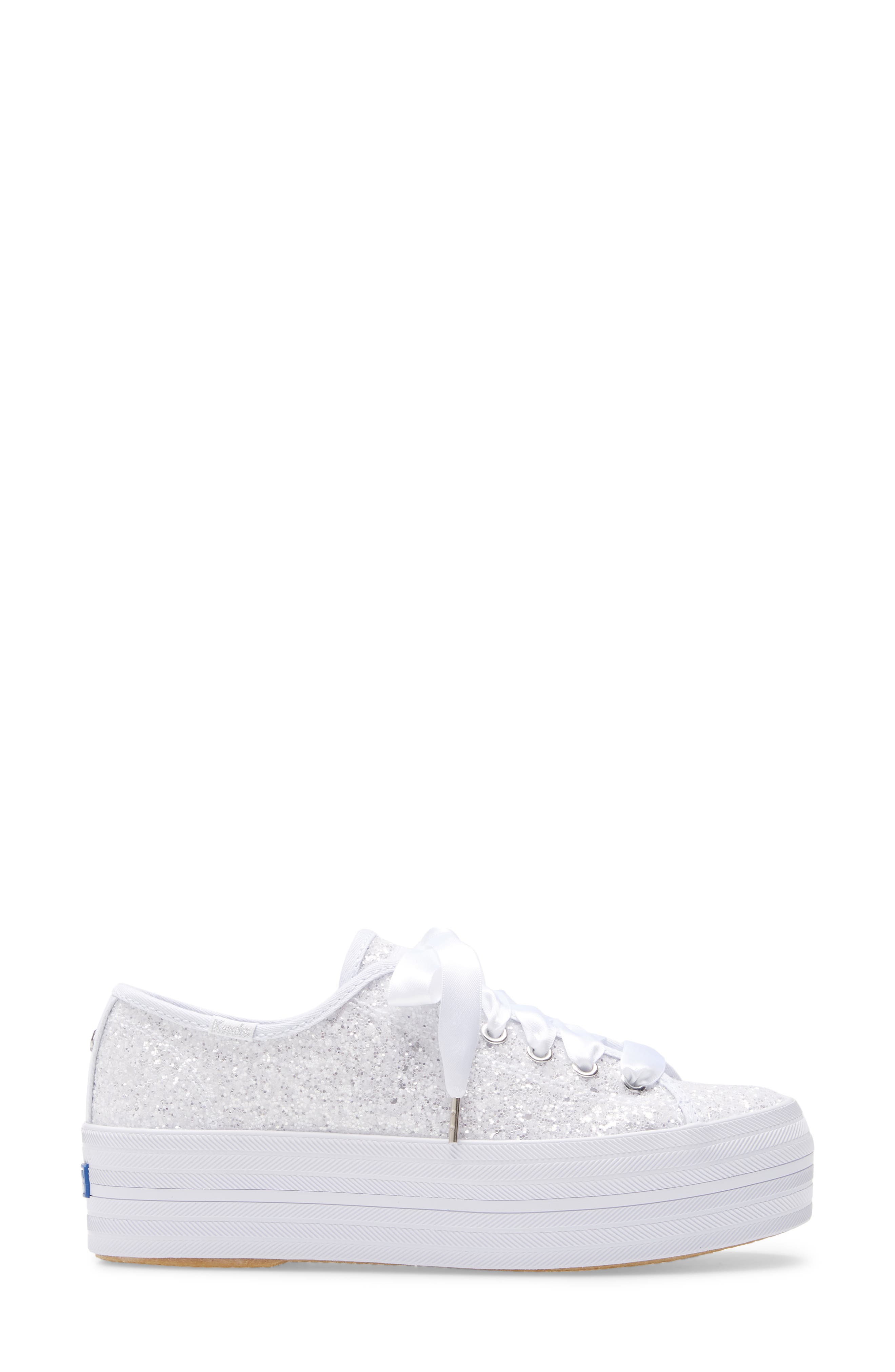 Keds<sup>®</sup> x kate spade new york triple up glitter sneaker, Alternate, color, 
