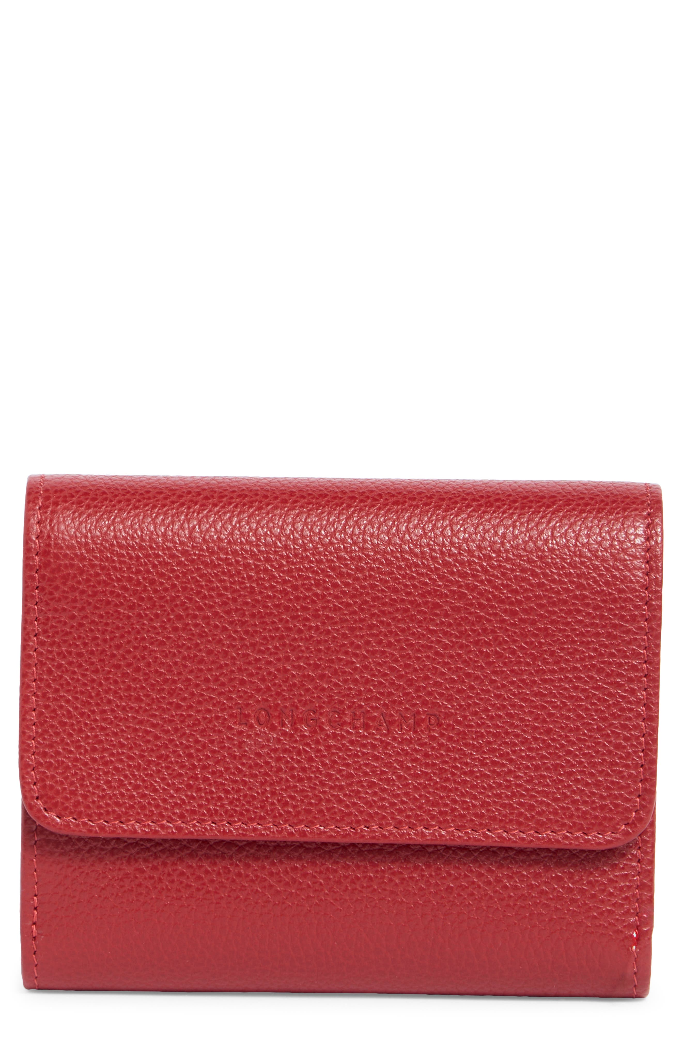 Longchamp Compact Leather Wallet