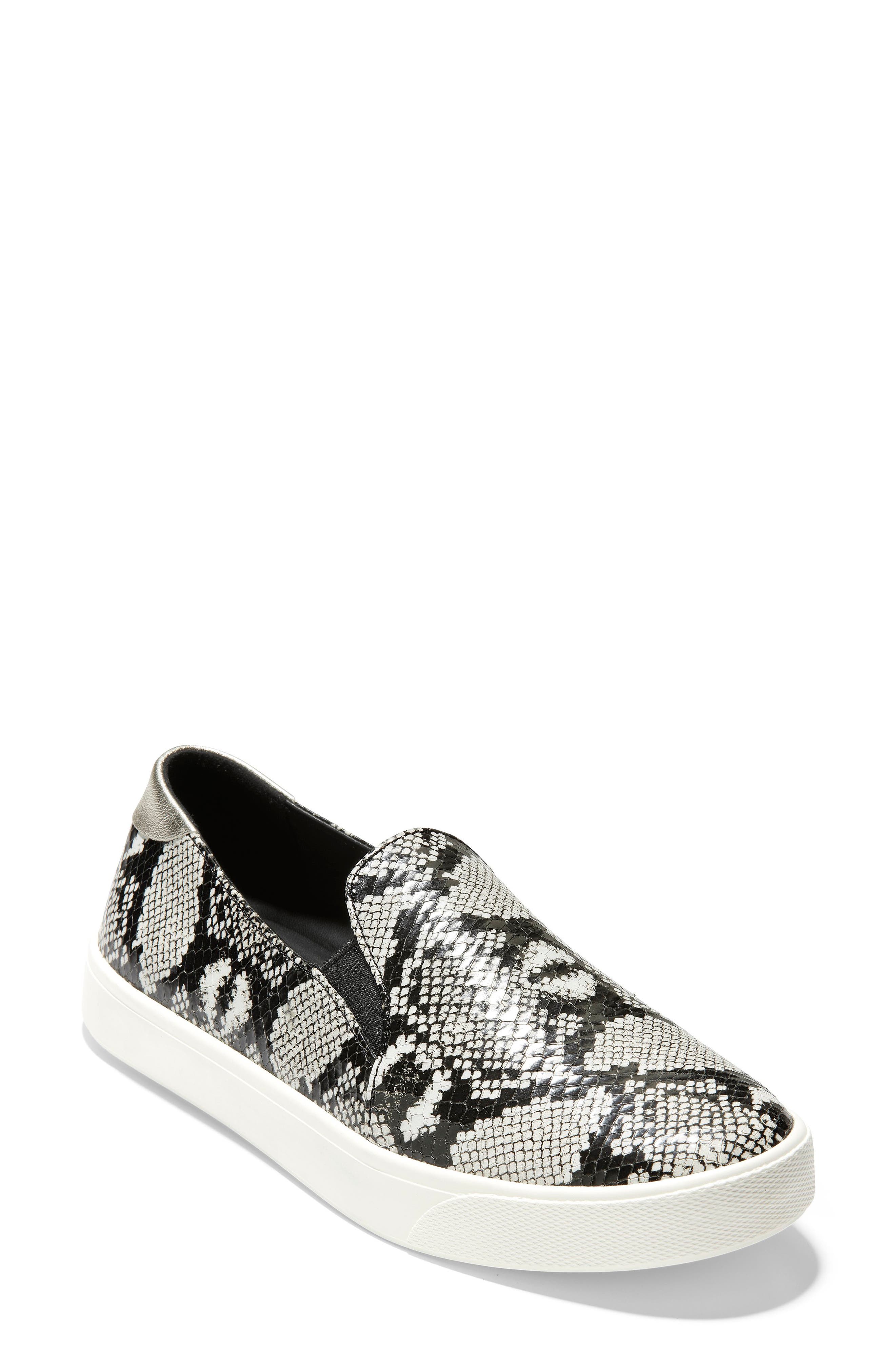 GrandPro Spectator 2.0 Slip-On, Main, color, GREY/ BLACK SNAKE PRNT LEATHER