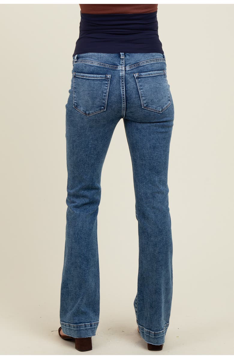 PinkBlush Wide Hem Maternity Bootcut Jeans, Alternate, color, 
