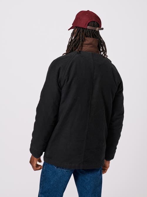 Aubin Bennett Moleskin Jacket In Black